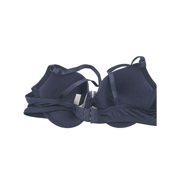 Sofra Padded Push Up Bra 36C Womens Underwired Blue Adjustable Straps - Picture 3 of 4